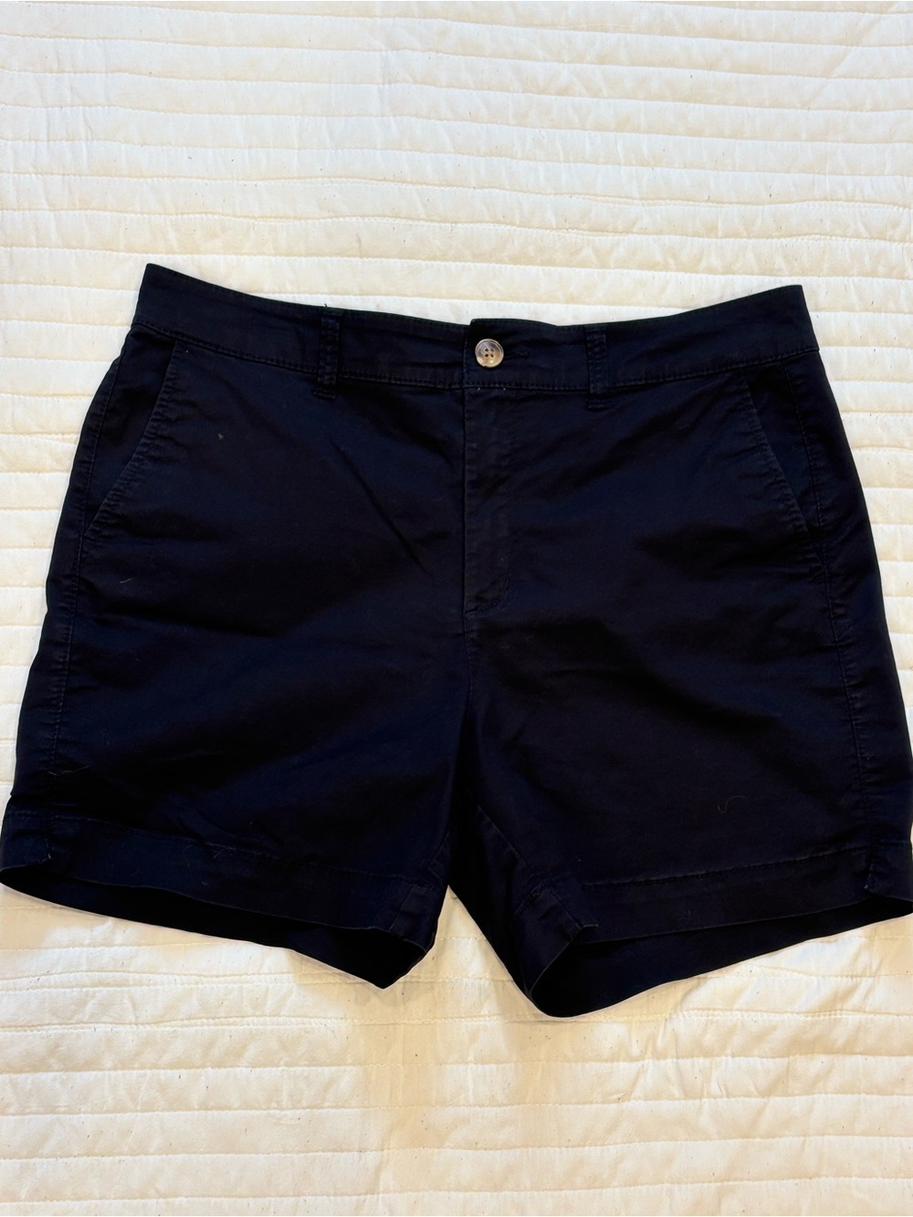 Old Navy Everyday Navy Blue Shorts High Rise Women's Size 10